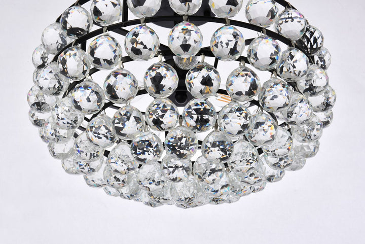 16 Inch Flush Mount In Black
