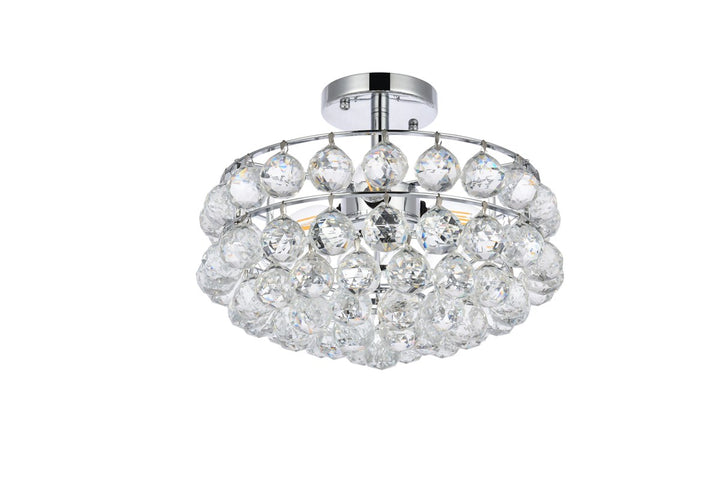 14 Inch Flush Mount In Chrome