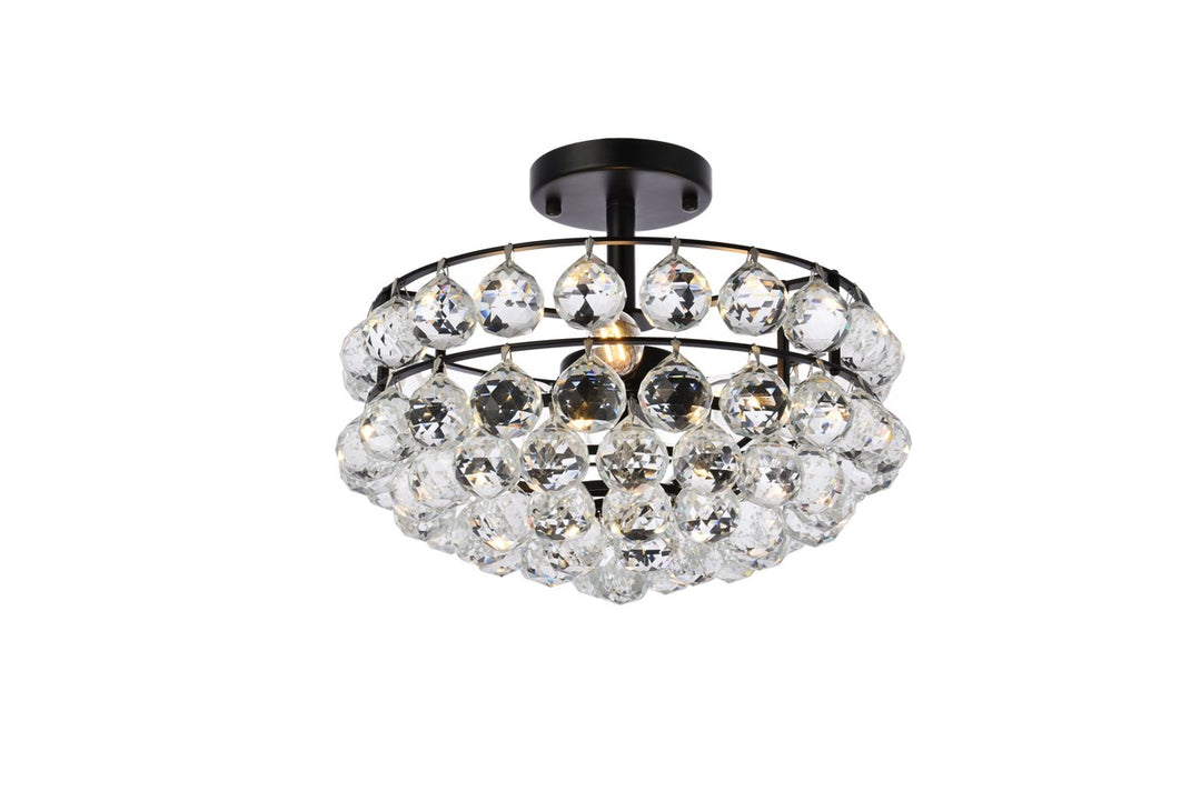 14 Inch Flush Mount In Black