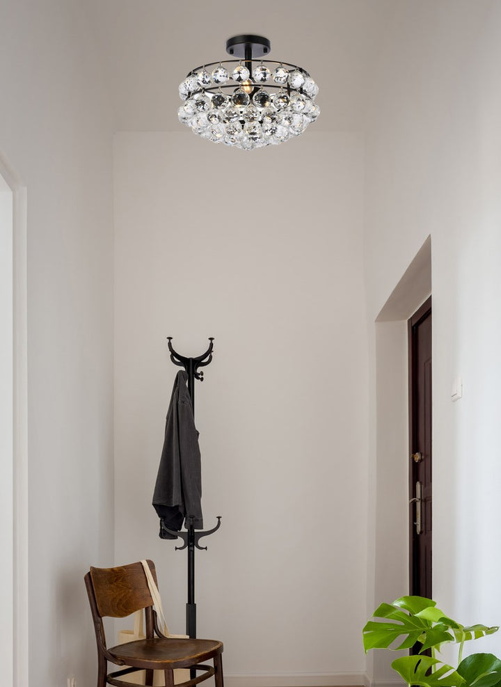 14 Inch Flush Mount In Black