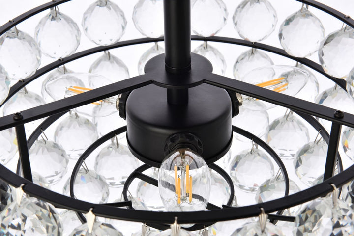 14 Inch Flush Mount In Black
