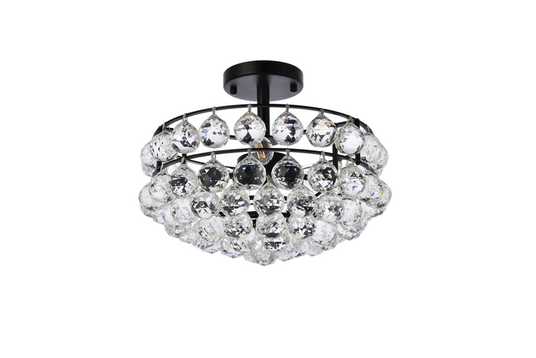 14 Inch Flush Mount In Black