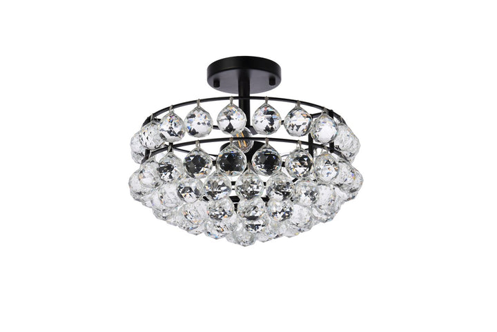 14 Inch Flush Mount In Black