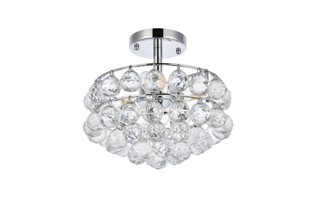 12 Inch Flush Mount In Chrome