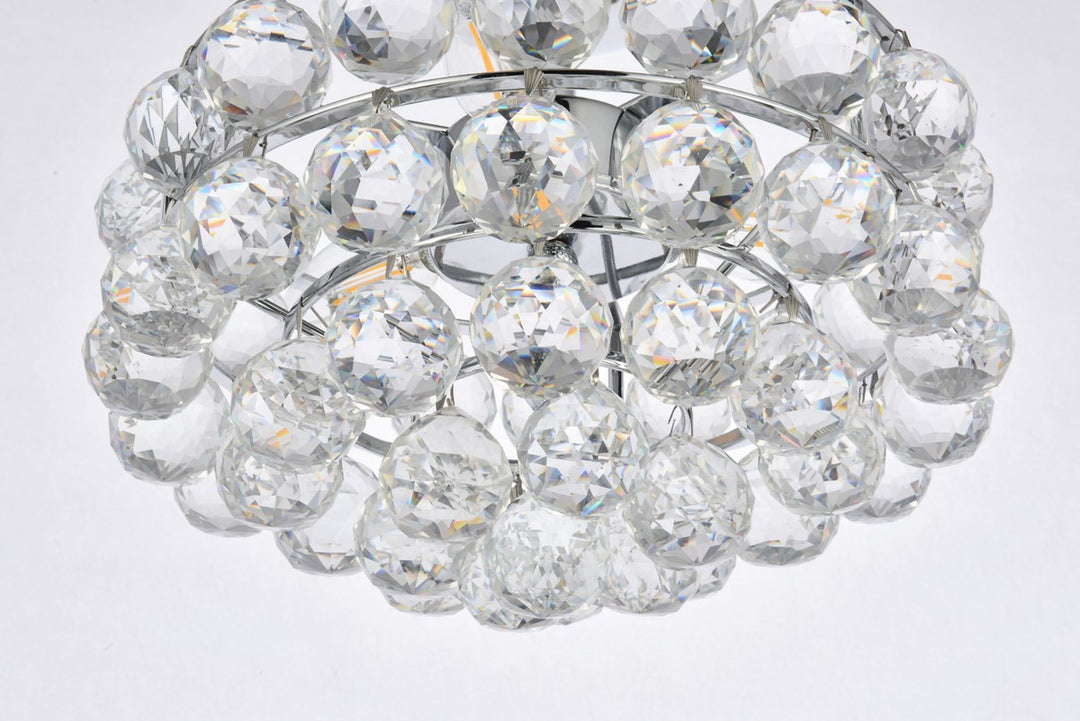 12 Inch Flush Mount In Chrome