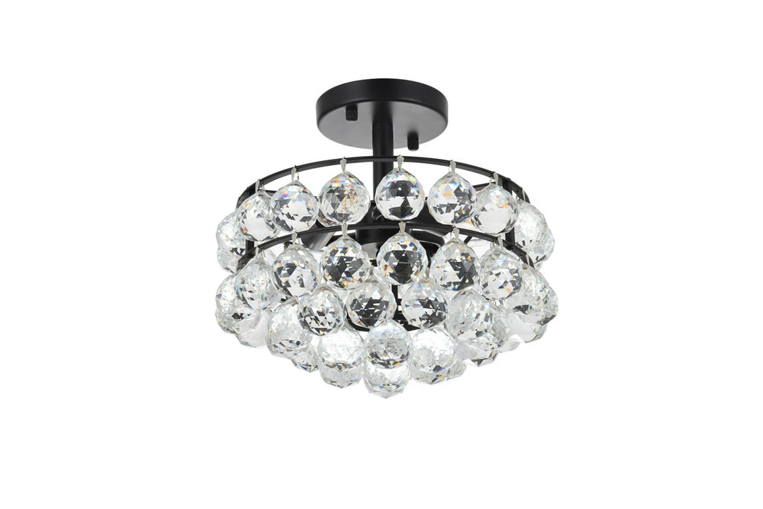 12 Inch Flush Mount In Black