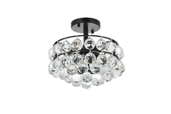12 Inch Flush Mount In Black