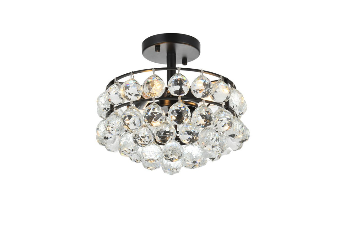 12 Inch Flush Mount In Black