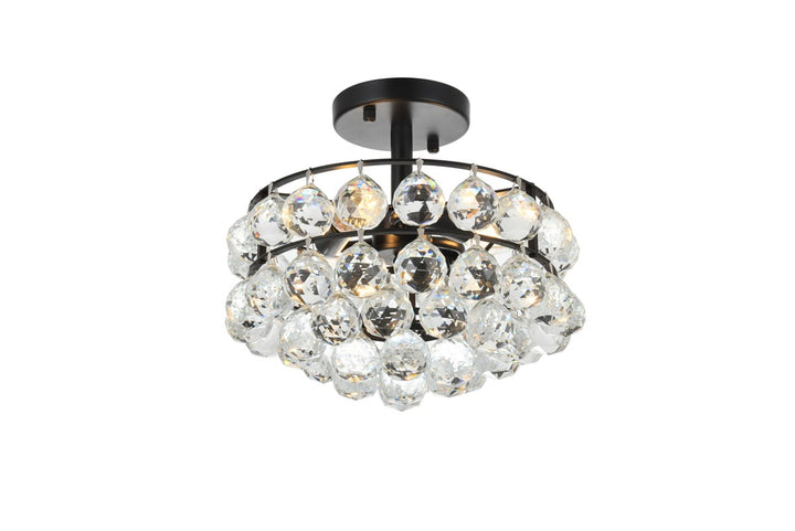 12 Inch Flush Mount In Black
