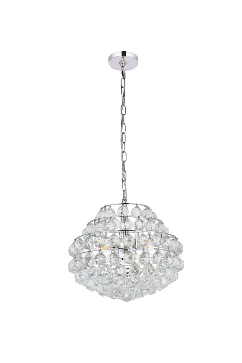 16 Inch Pendant In Chrome