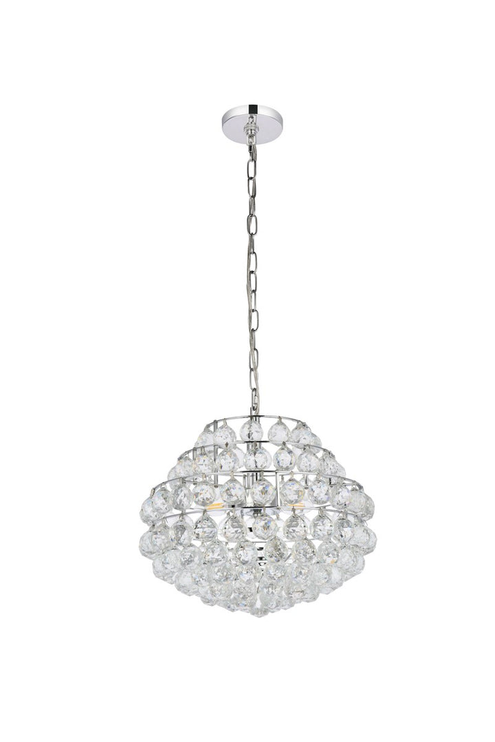 16 Inch Pendant In Chrome