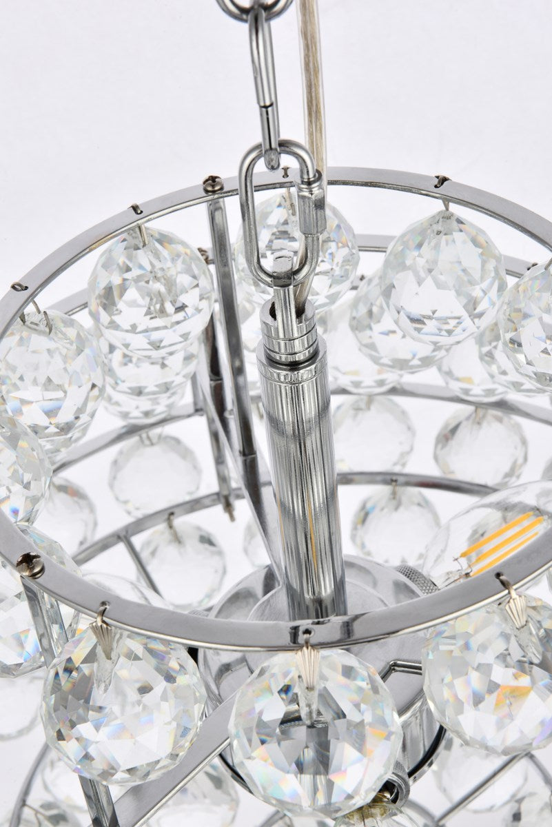 16 Inch Pendant In Chrome