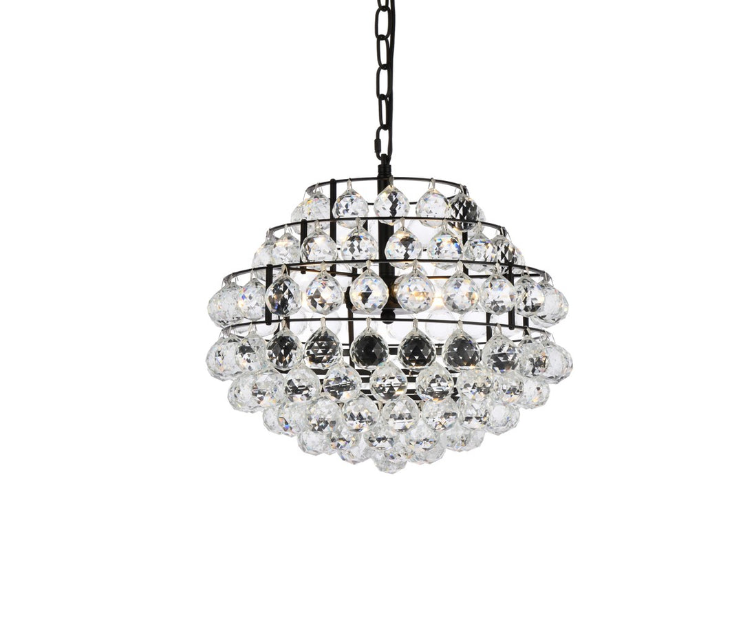 16 Inch Pendant In Black