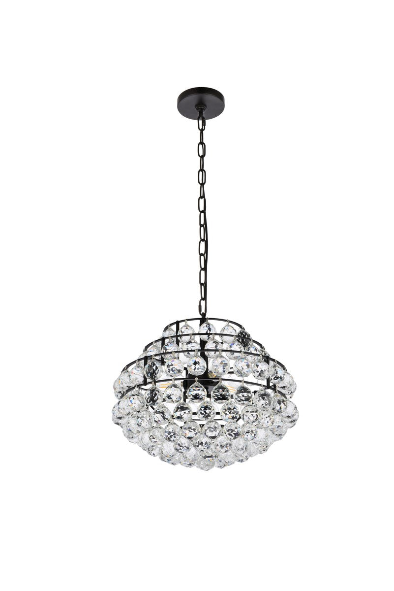 16 Inch Pendant In Black
