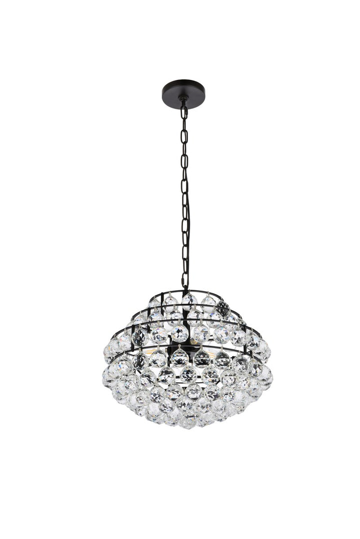 16 Inch Pendant In Black