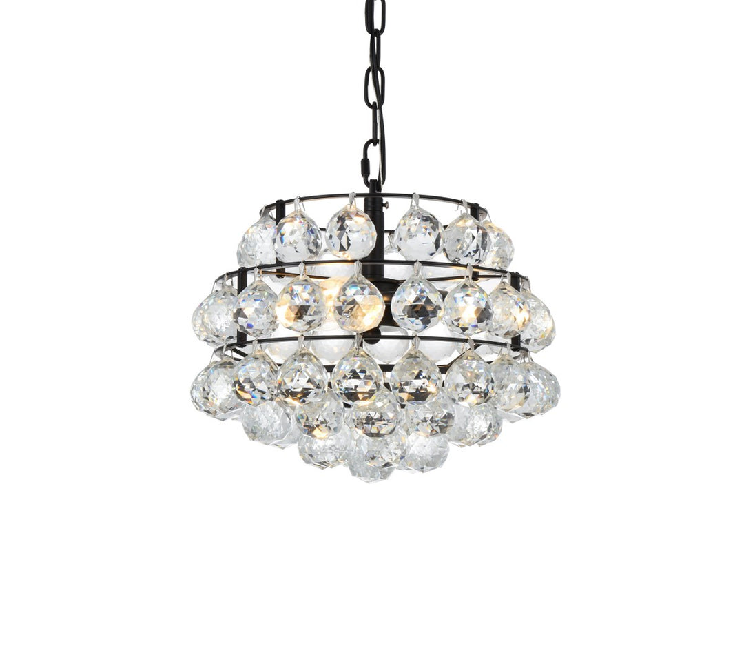12 Inch Pendant In Black