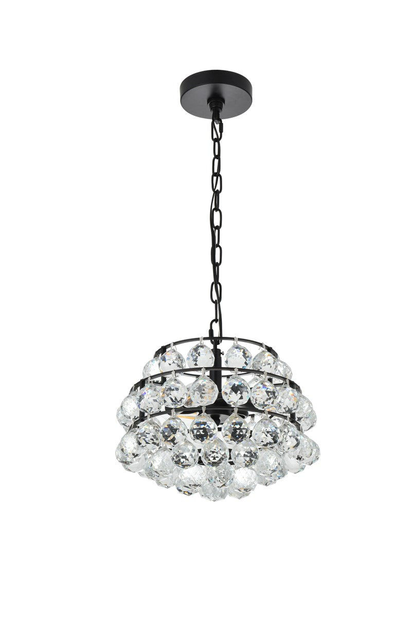 12 Inch Pendant In Black