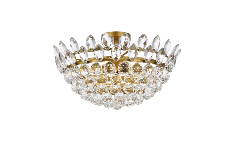 20 Inch Flush Mount In Brass