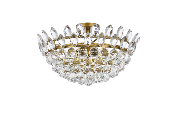 20 Inch Flush Mount In Brass