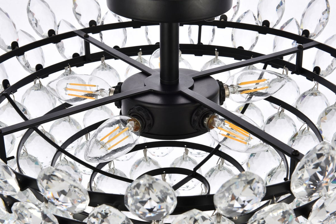 20 Inch Flush Mount In Black