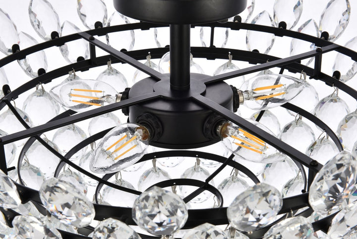 20 Inch Flush Mount In Black