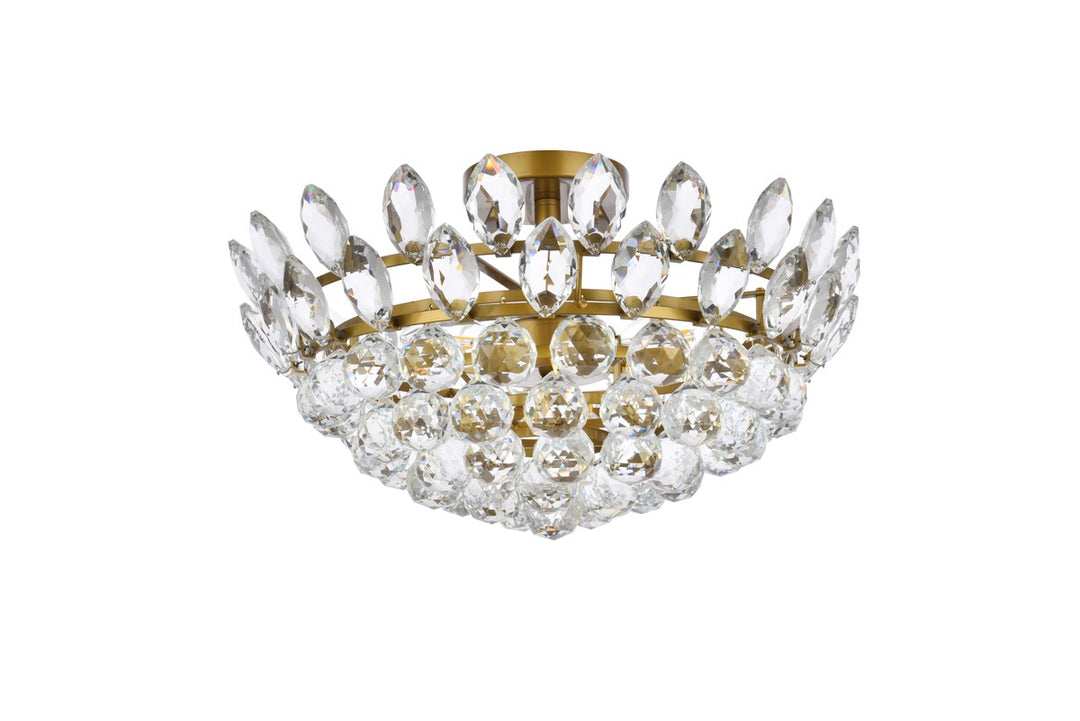 18 Inch Flush Mount In Brass