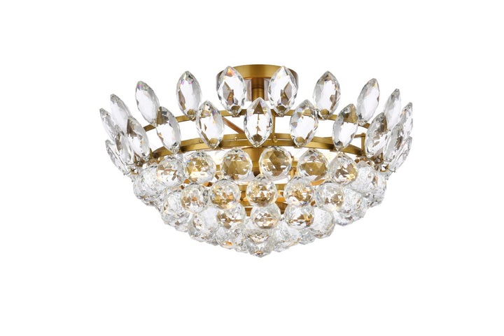 18 Inch Flush Mount In Brass