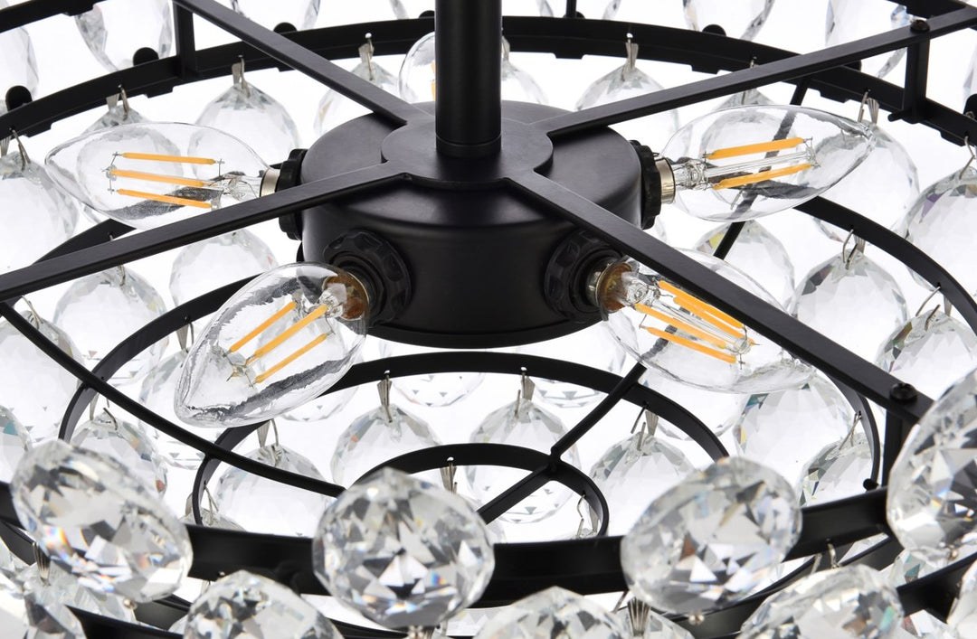 18 Inch Flush Mount In Black