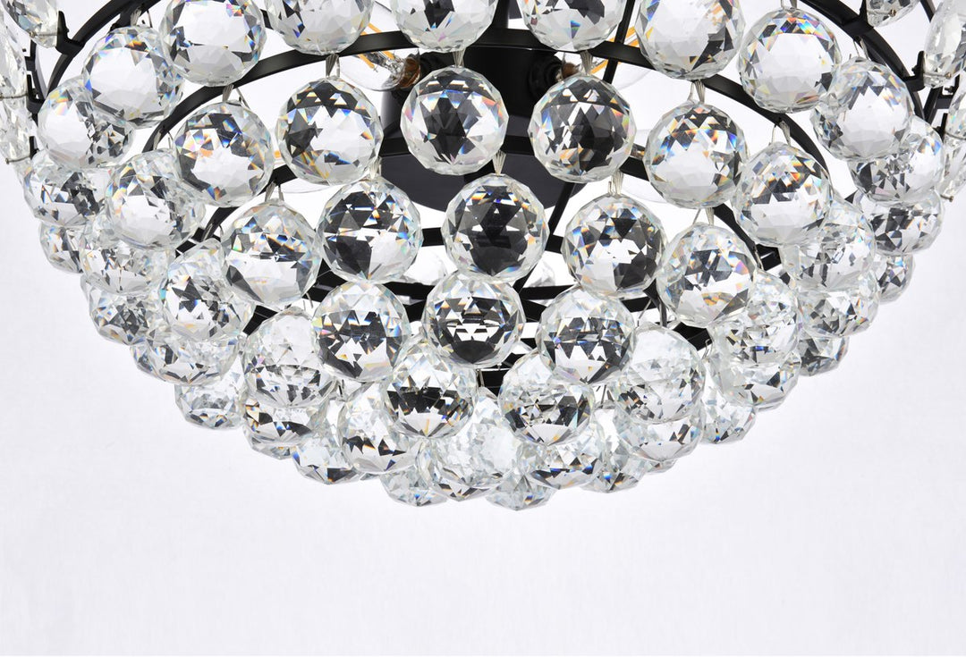 18 Inch Flush Mount In Black