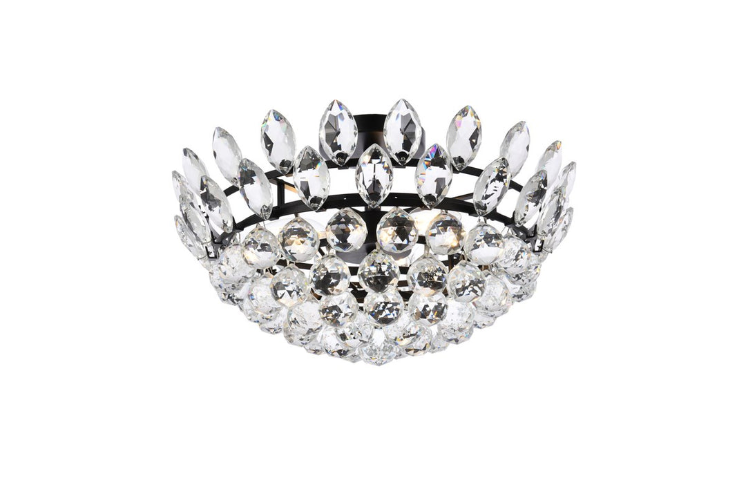 18 Inch Flush Mount In Black