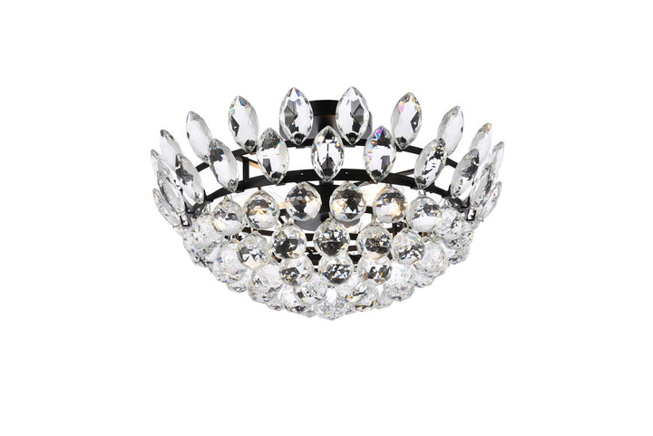 18 Inch Flush Mount In Black