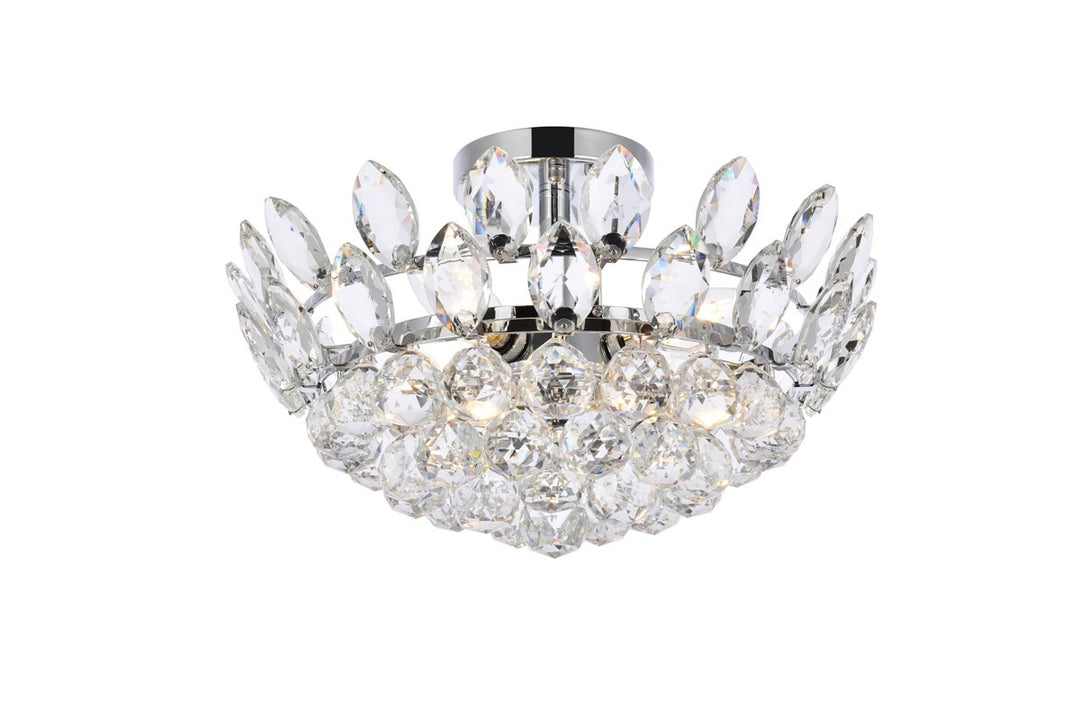 16 Inch Flush Mount In Chrome