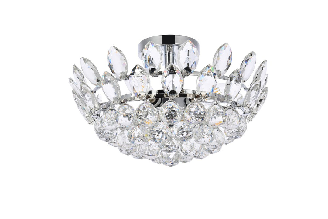 16 Inch Flush Mount In Chrome