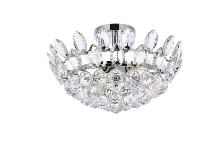 16 Inch Flush Mount In Chrome