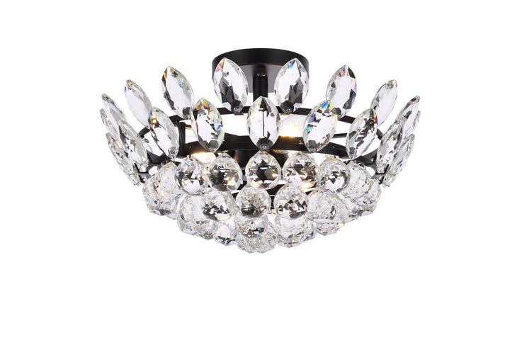 16 Inch Flush Mount In Black
