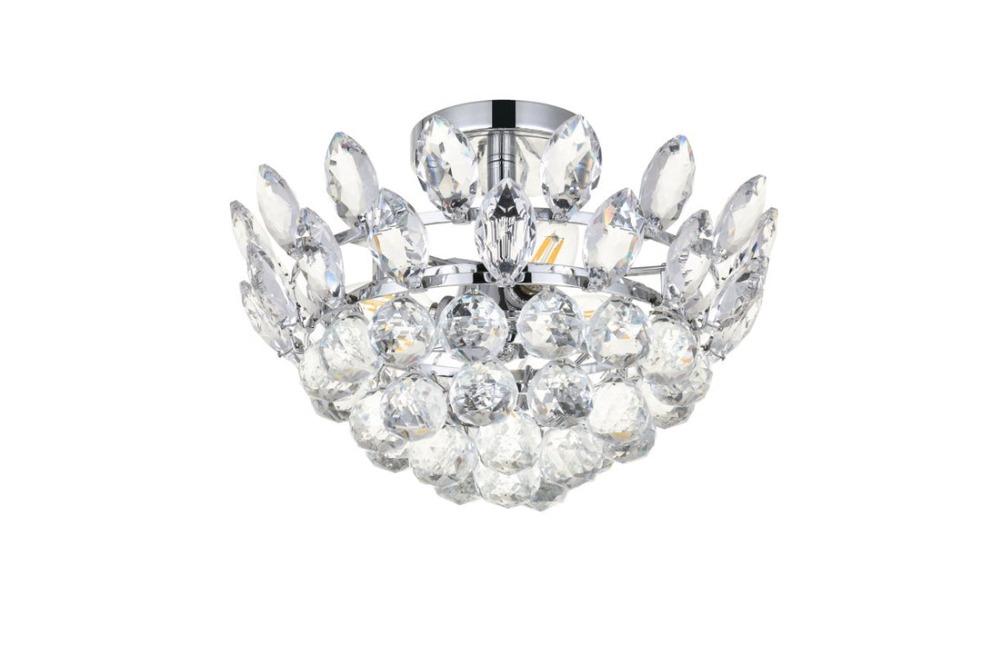 14 Inch Flush Mount In Chrome