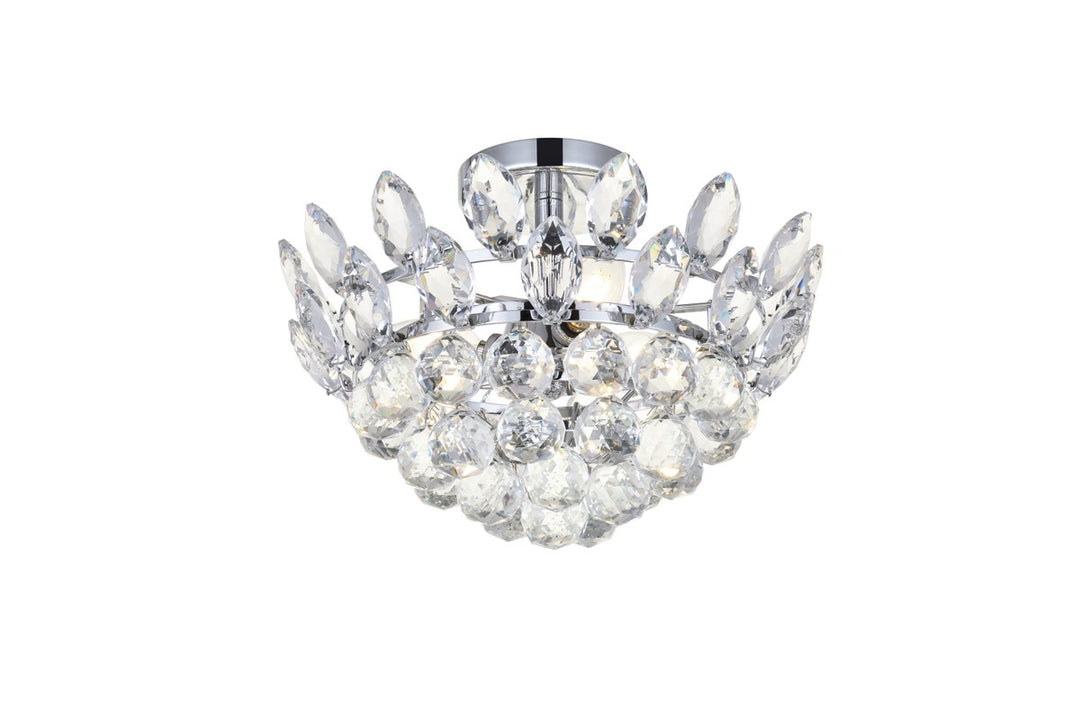 14 Inch Flush Mount In Chrome