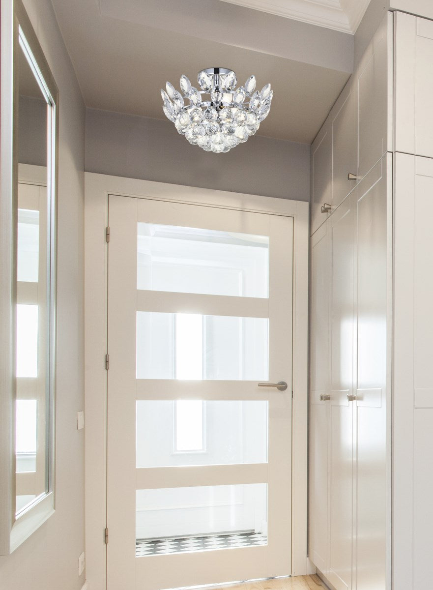 14 Inch Flush Mount In Chrome