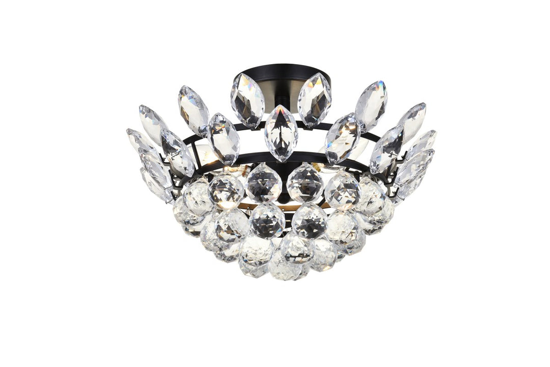 14 Inch Flush Mount In Black