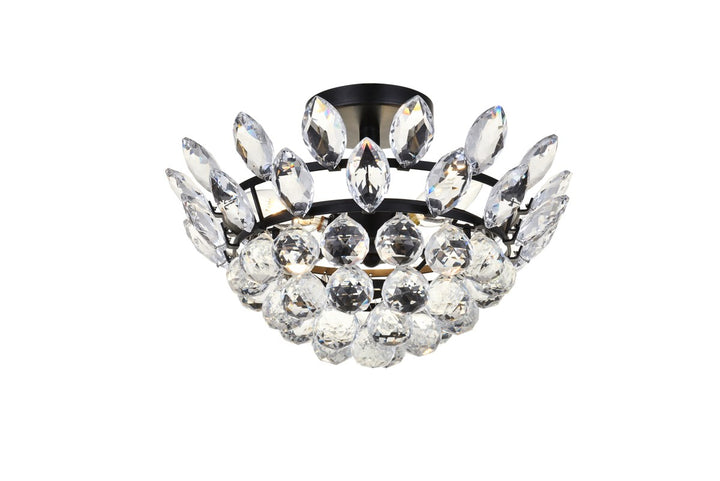 14 Inch Flush Mount In Black