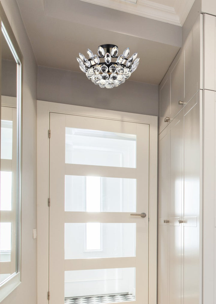 14 Inch Flush Mount In Black