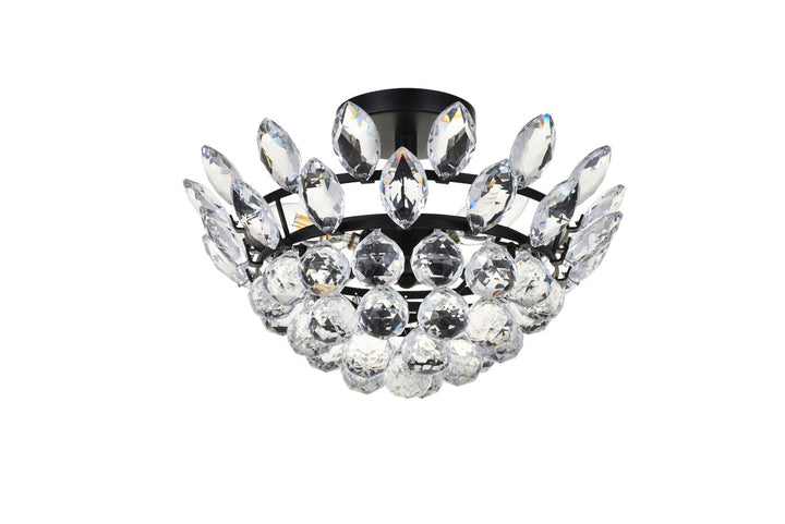 14 Inch Flush Mount In Black