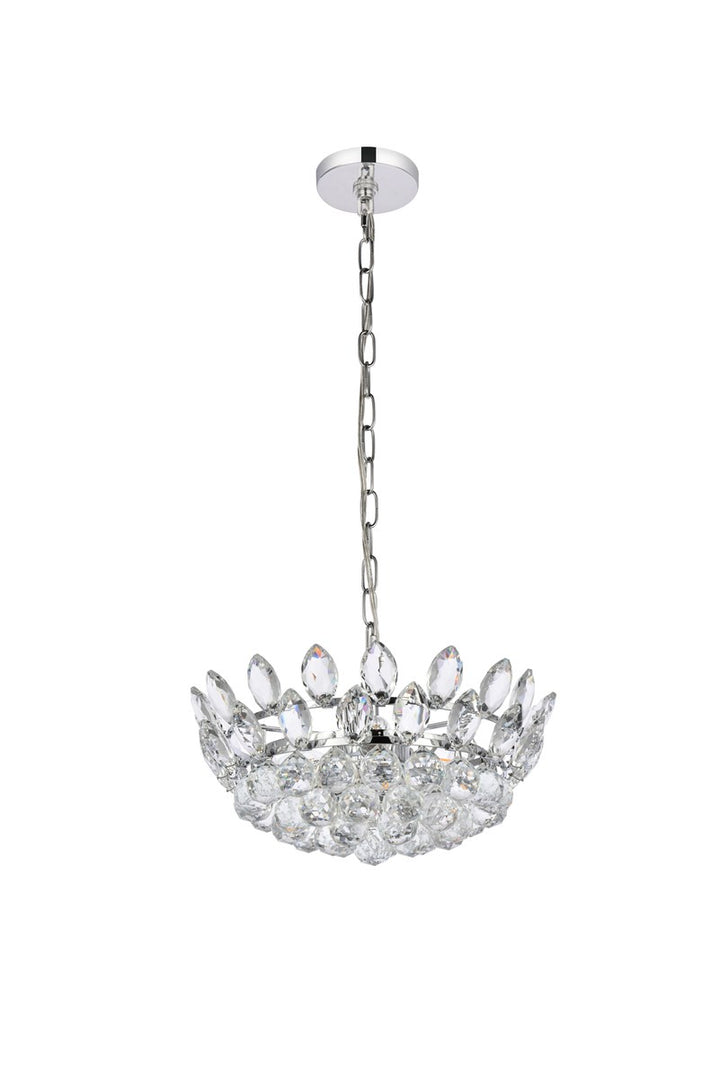 16 Inch Pendant In Chrome
