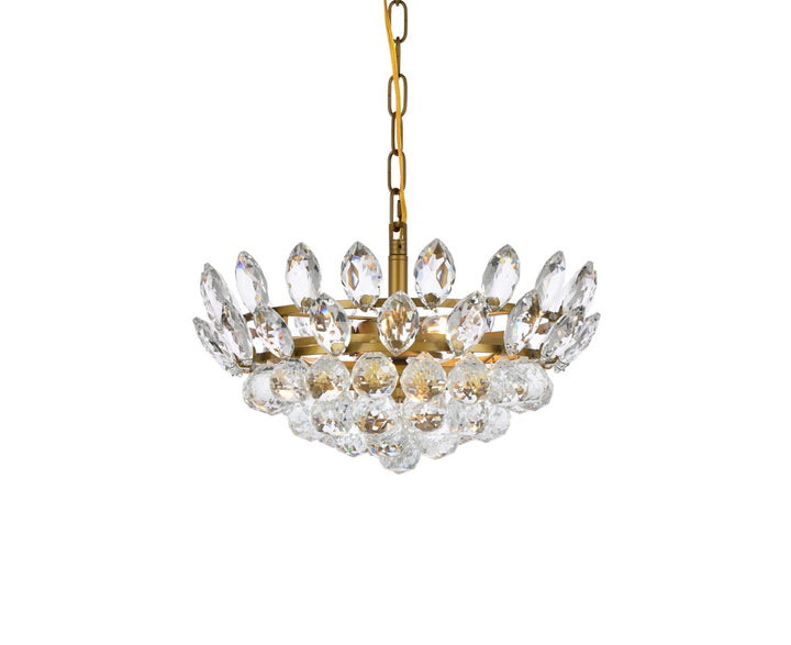 16 Inch Pendant In Brass