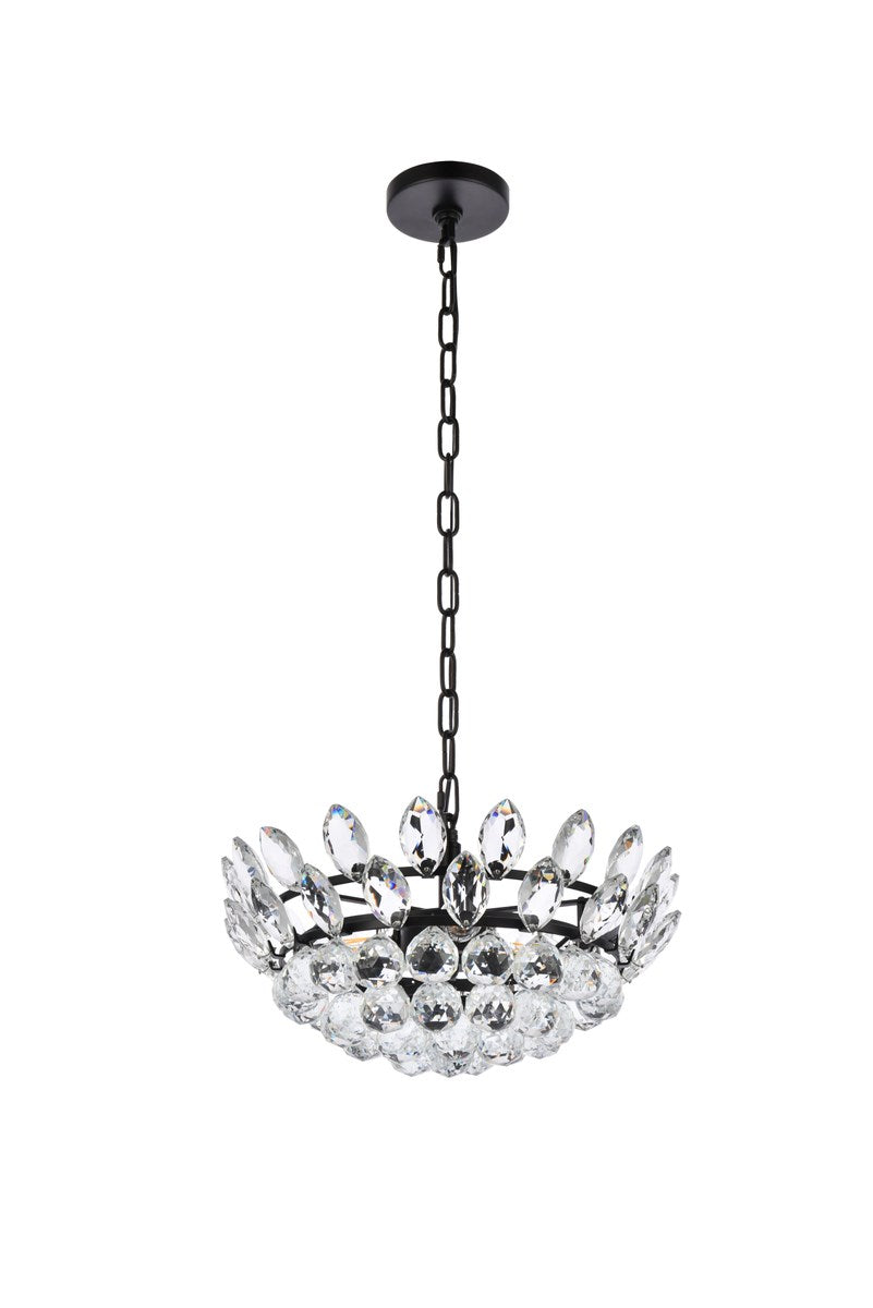 16 Inch Pendant In Black