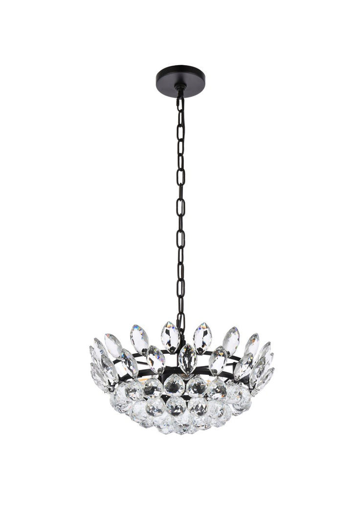 16 Inch Pendant In Black