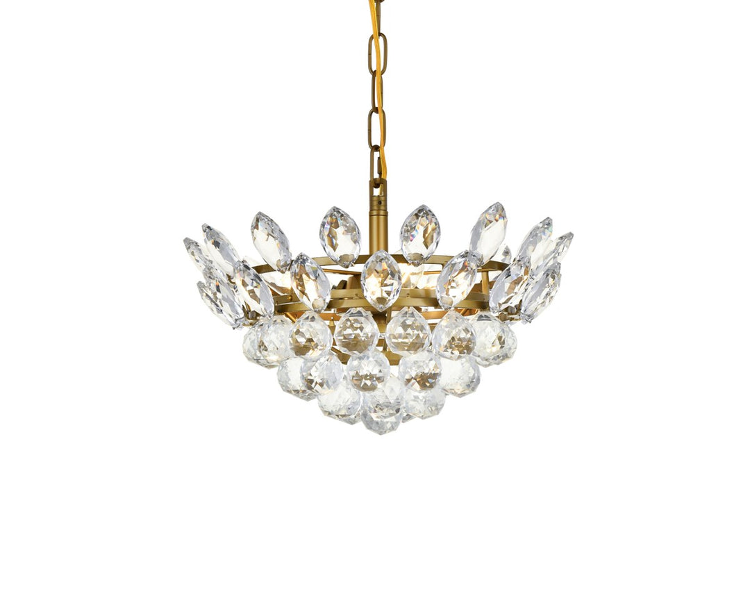 14 Inch Pendant In Brass