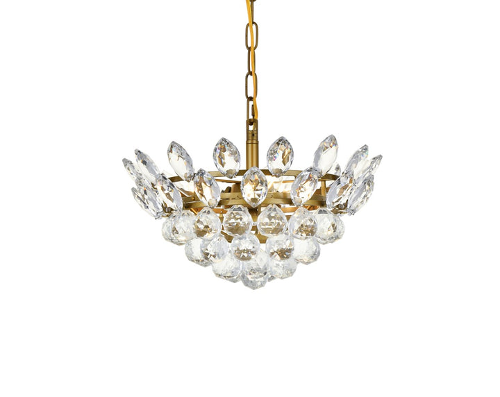 14 Inch Pendant In Brass