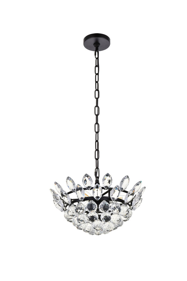 14 Inch Pendant In Black