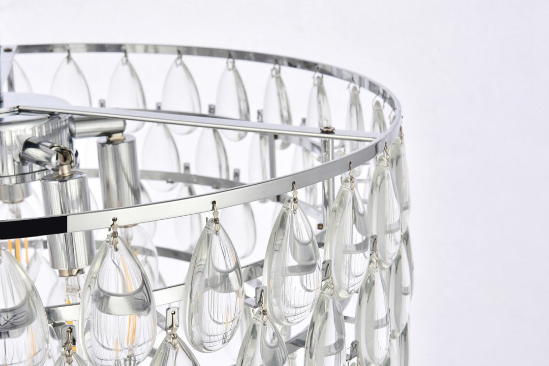 20 Inch Flush Mount In Chrome